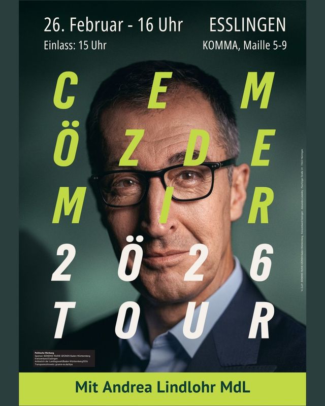 Cem Özdemir im Wahlkreis Esslingen